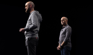 Person speaking at Apex