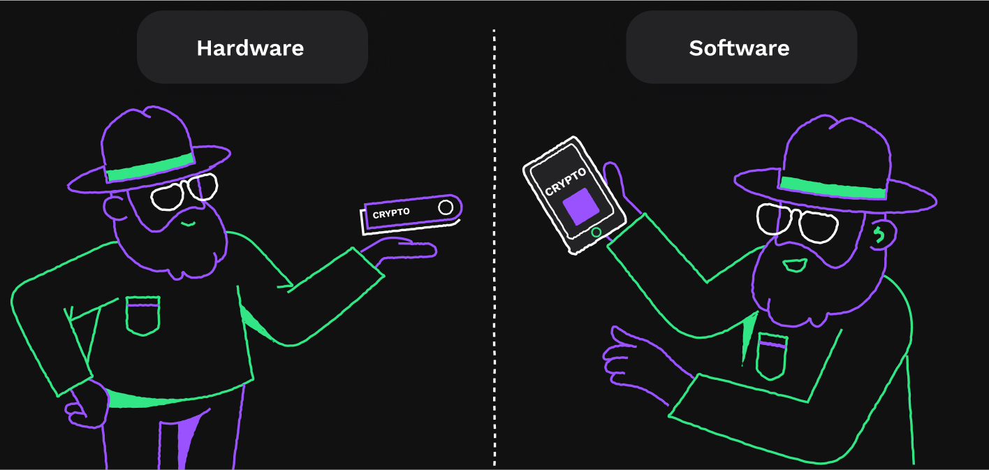 Hardware vs. Software Wallets